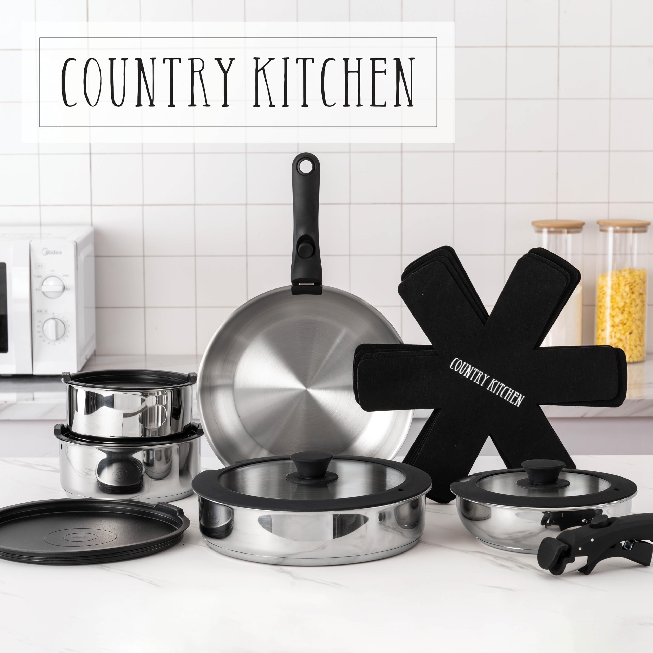 Country Kitchen ready-to-table set for direct serving from the pan