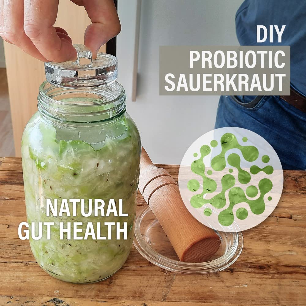 Country Trading Co. ready-to-use fermented vegetables demonstrate home fermentation results.