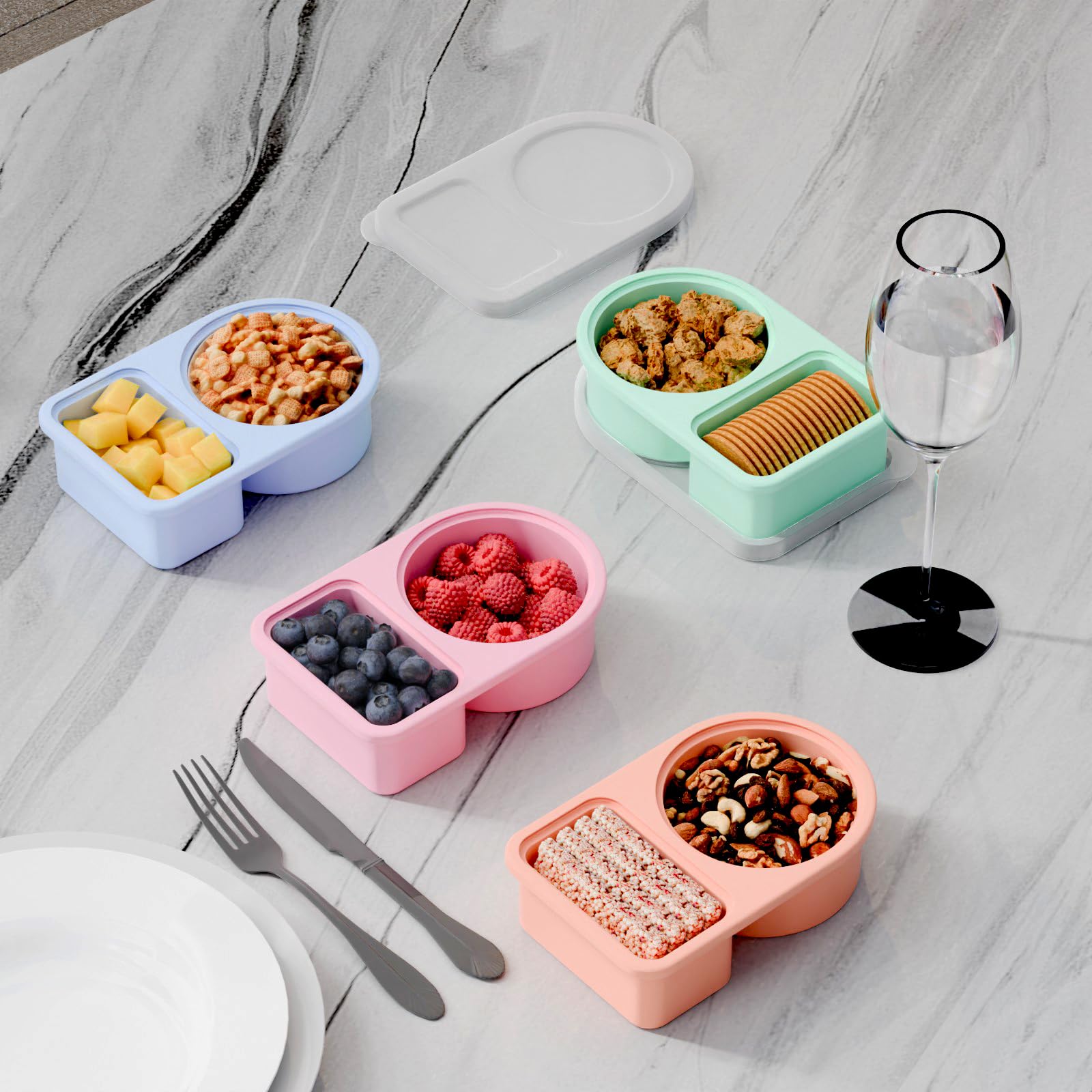 coutnier office travel snack set showcases portable snacking solution.