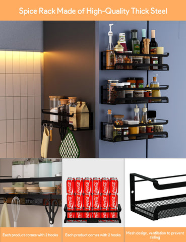 Carbon steel construction of Couwilson rack resists moisture and rust.