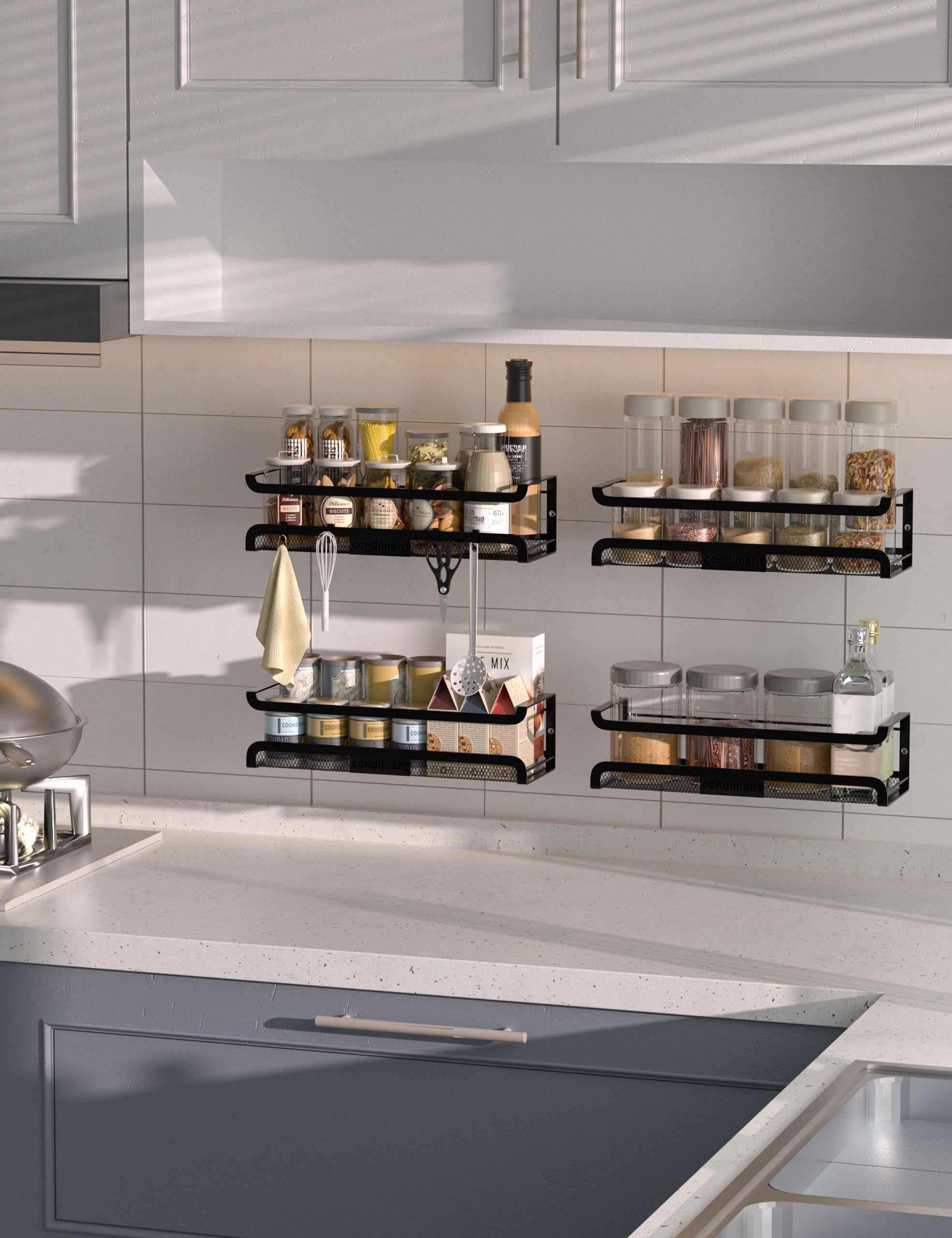 Ventilated mesh design on Couwilson rack for airflow and easy cleaning.