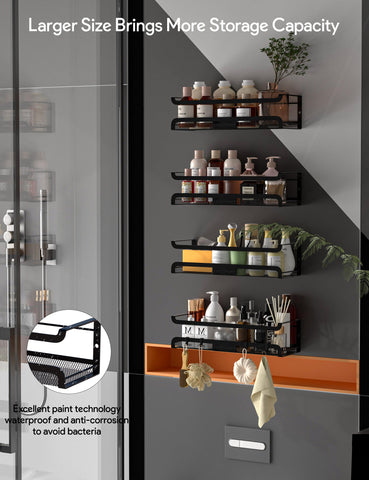 Box contents for Couwilson spice rack includes two racks and hooks.
