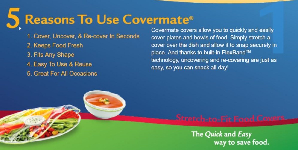 CoverMate set stored in a drawer keeps kitchen organized and ready.