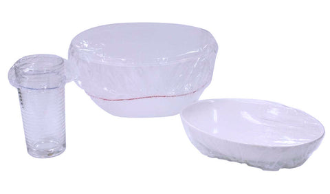 CoverMate microwave-safe covers shown in action preserve lunch freshness without leakage.