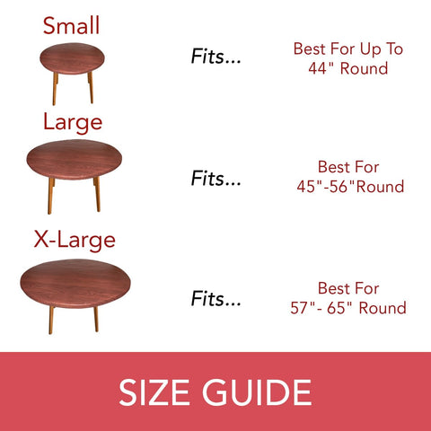 Covers For The Home easy-clean mahogany woodgrain table cover, wipe with damp cloth