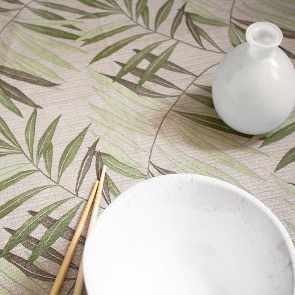 Covers For The Home fern design suits casual to formal dining settings.