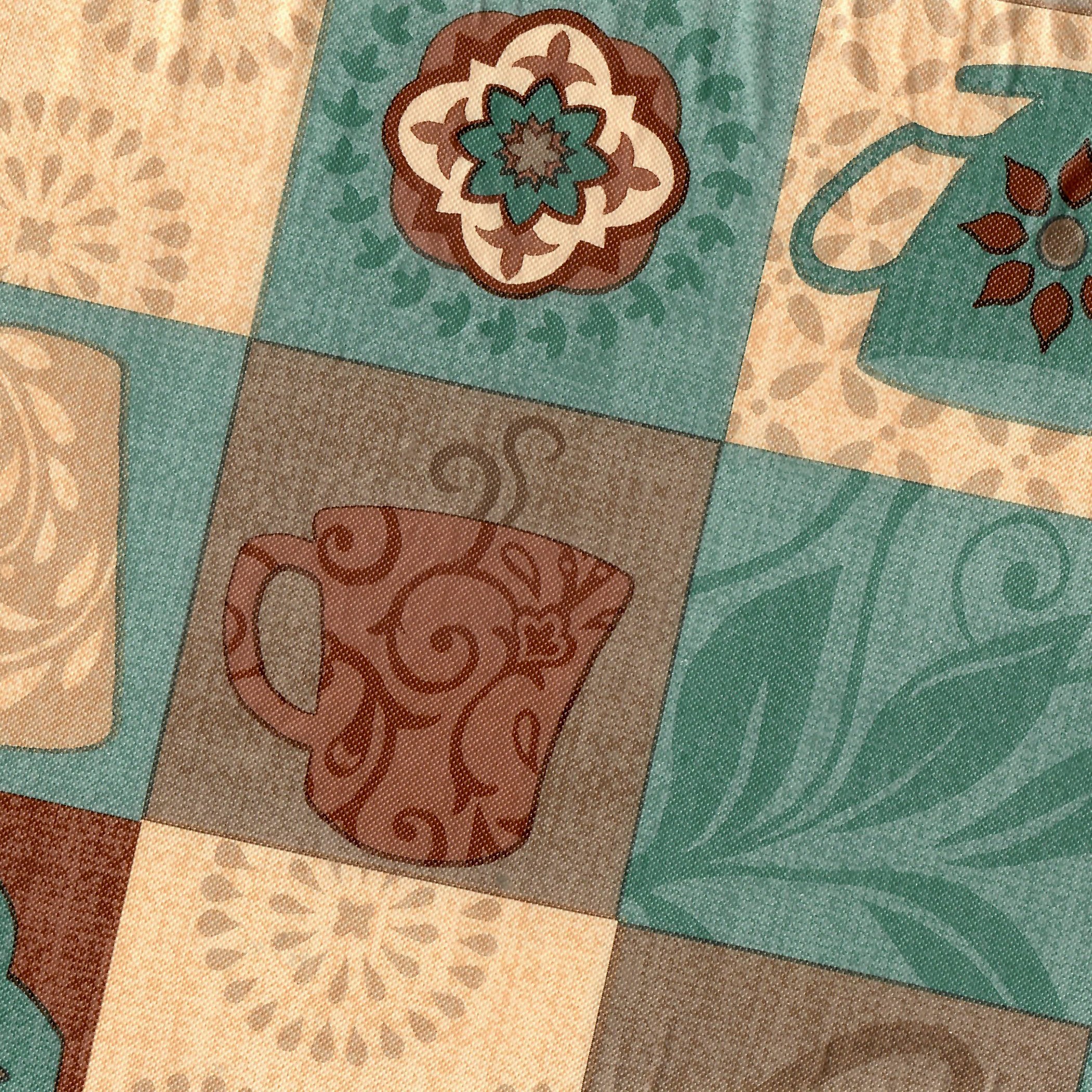 Covers For The Home fitted oval-round table cover keeps surfaces protected during meals