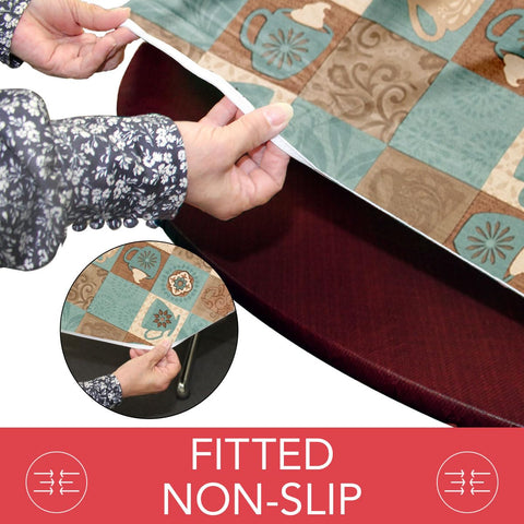 Covers For The Home soft polyester-backed table cover adds gentle protection and a smooth feel