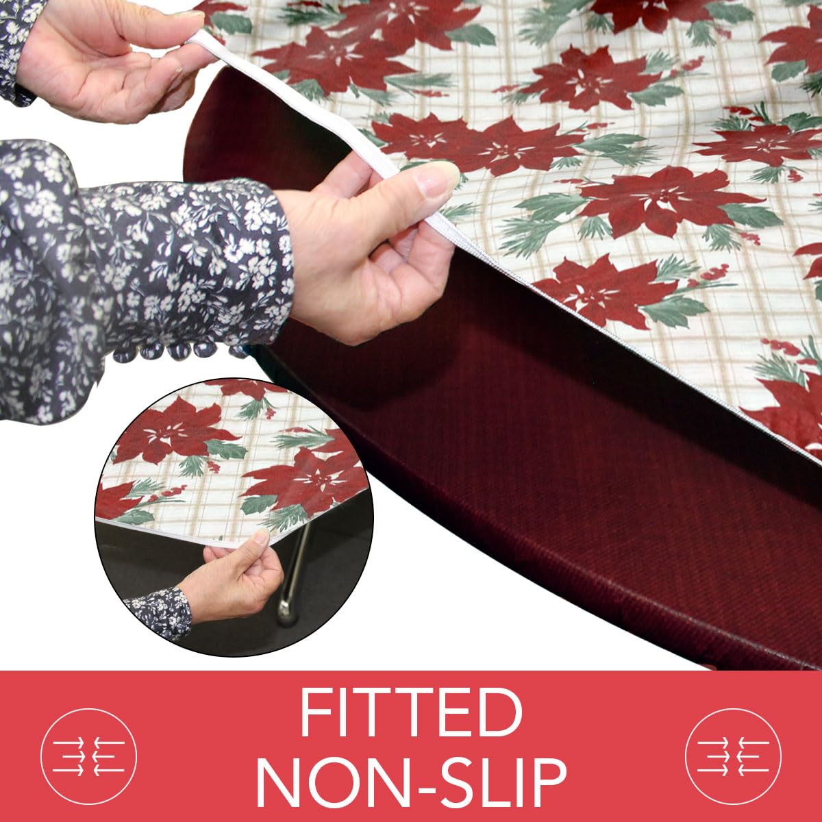 Covers For The Home waterproof vinyl surface protects against spills during gatherings