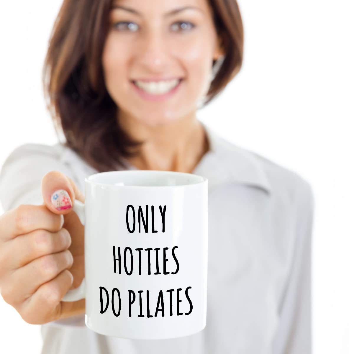Coveted Goods Pilates Gift Mug dual-sided print for consistent visibility on every sip