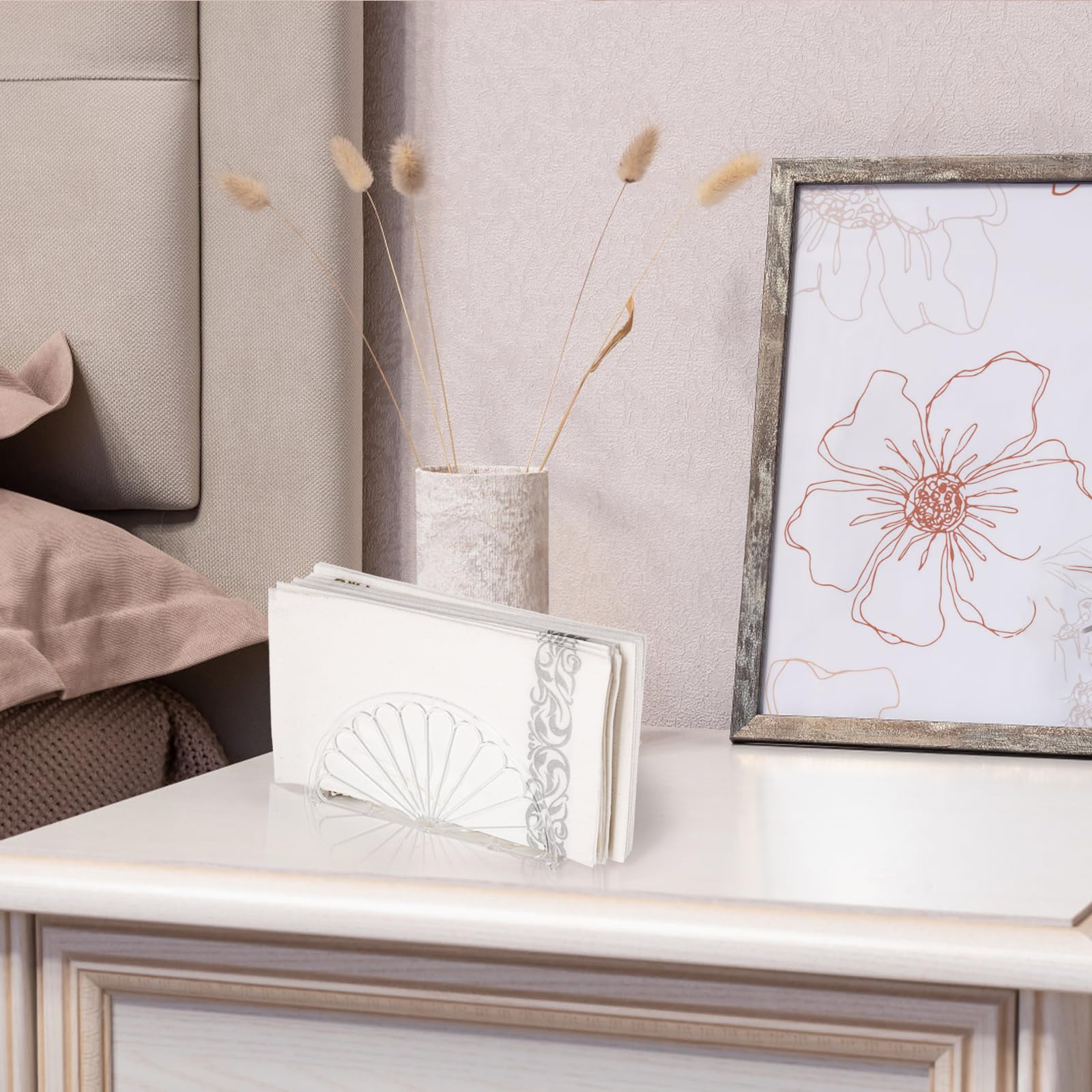 Covzoe 36-pack napkin holders set helps keep surfaces organized.