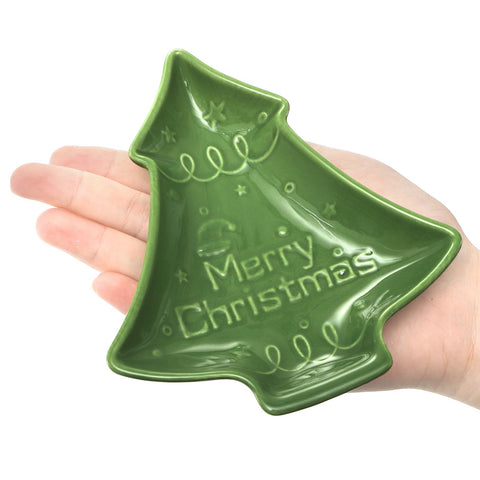 Covzoe green Christmas tree spoon rest add festive table decor and function.
