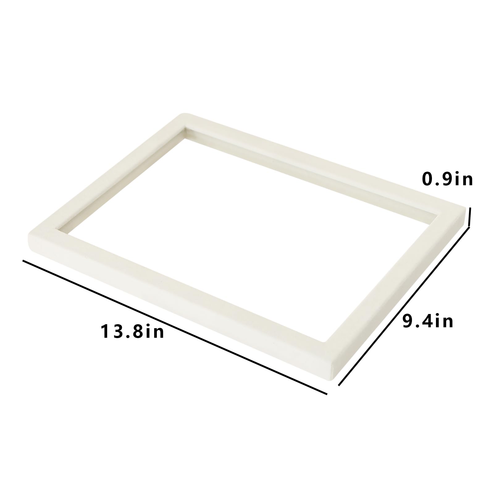Coward 2-piece beige velvet glass lid for trays, pack boosts versatility