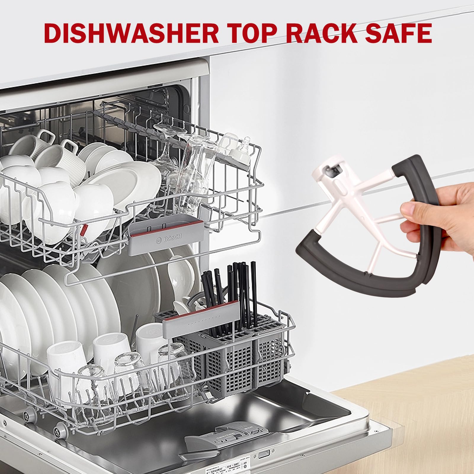 Cowbright Batter mixing with Flex Edge Beater yields smooth, fluffy results.