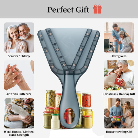 Cowbright jar opener makes a thoughtful, practical gift for elderly relatives.