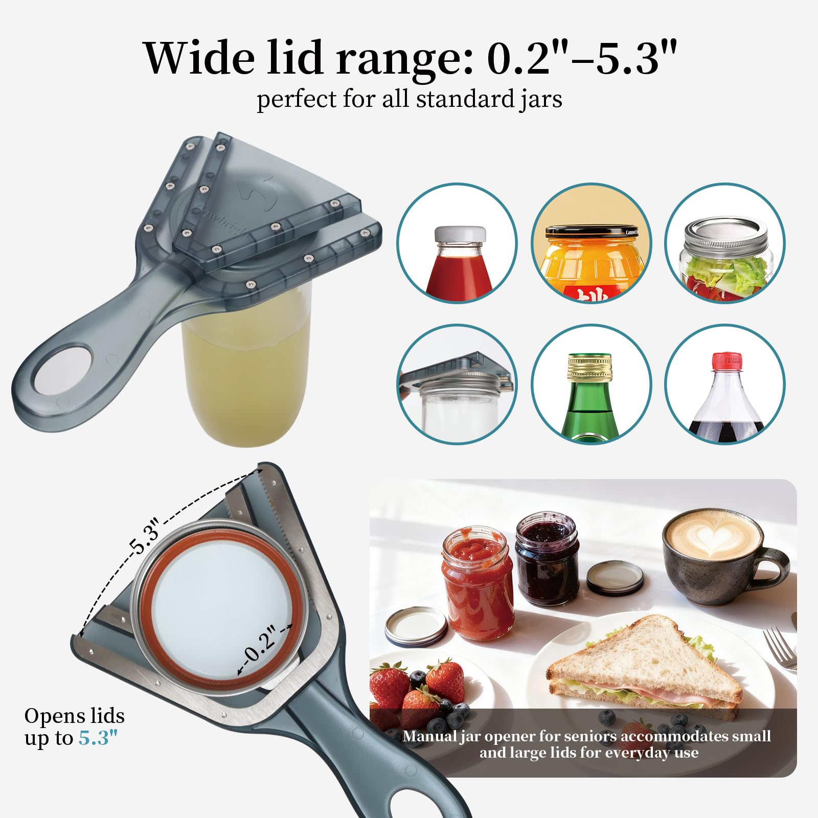 Cowbright tool uses durable stainless steel and PC materials for daily kitchen tasks.