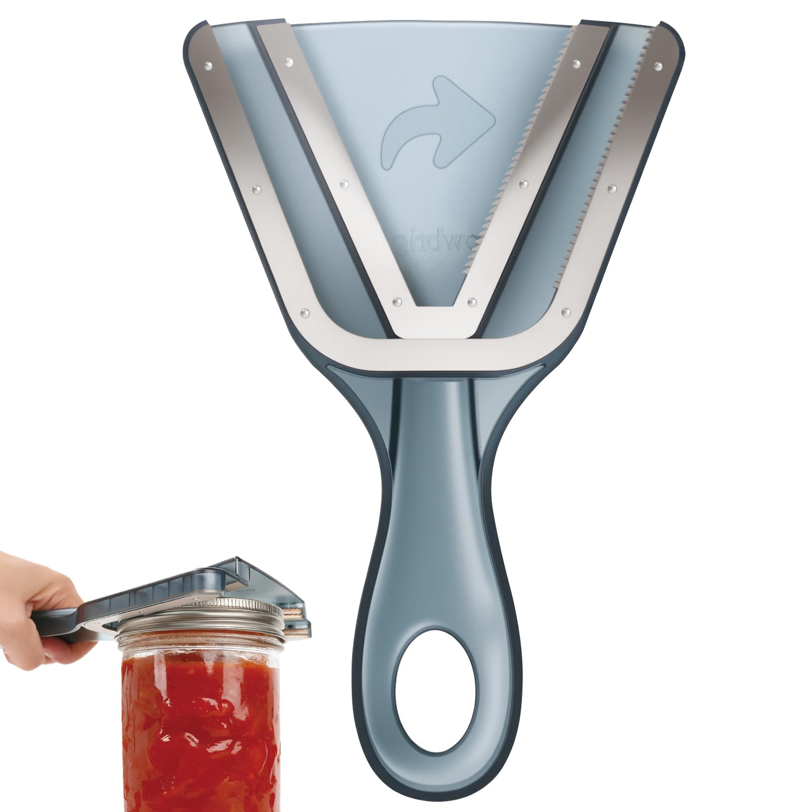 Cowbright jar opener with ergonomic lever eases stubborn lids for seniors.