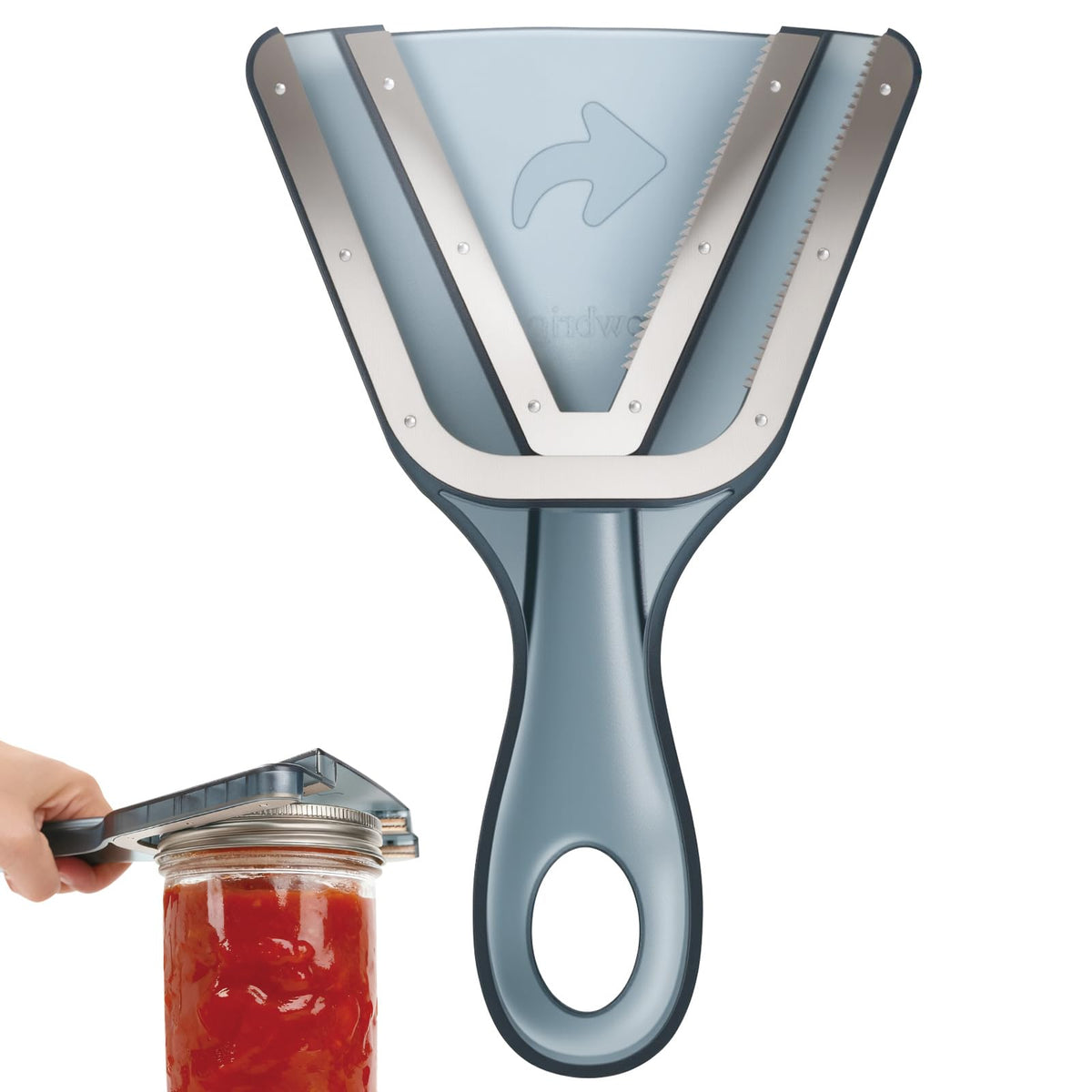 Cowbright jar opener with ergonomic lever eases stubborn lids for seniors.