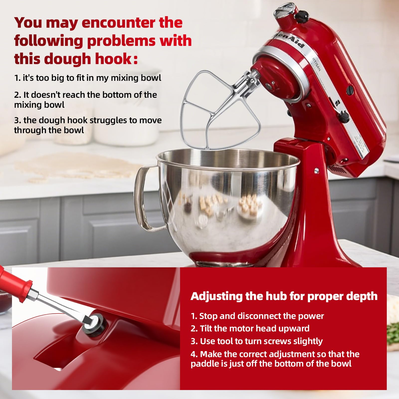 Cowbright K45B flat beater makes a thoughtful gift for bakers and home chefs