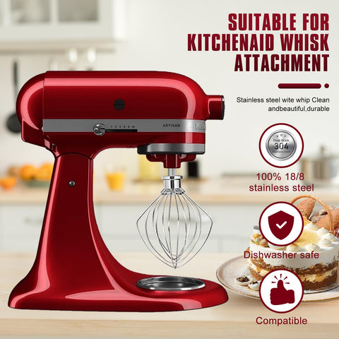 Cowbright K45WW easy snap-on fit demonstrated on a tilt-head mixer