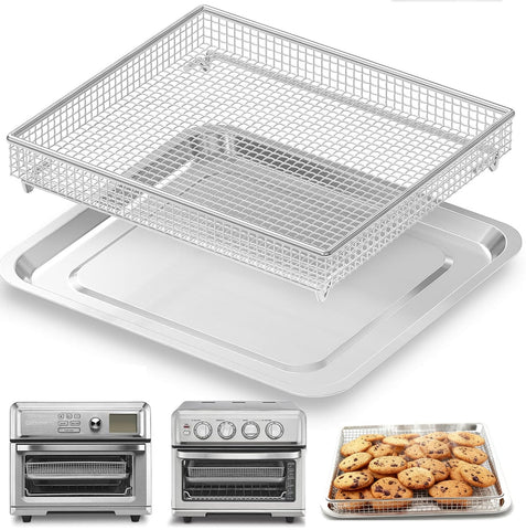 COWHERDING air fryer tray fits Cuisinart TOA-60/TOA-65/TOA-70 for reliable home cooking