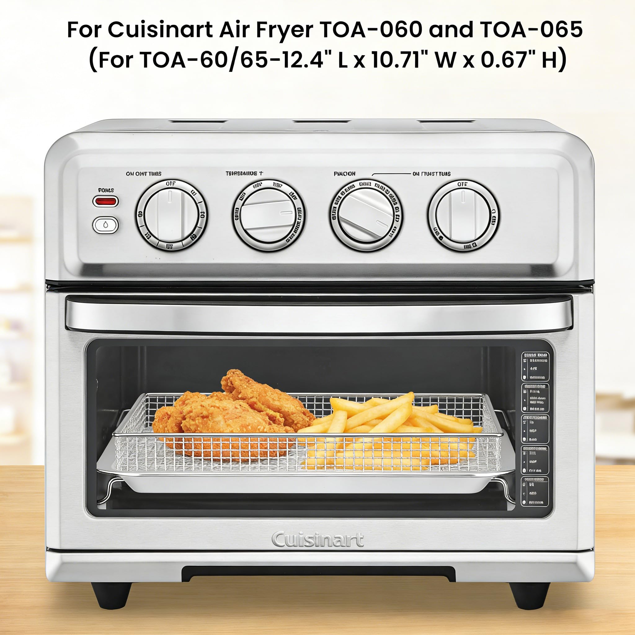 COWHERDING air fryer tray preheat guidance helps prevent warping