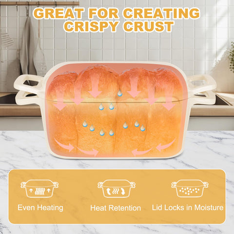 Coworm enameled cast iron suitable for induction and multiple cooktops