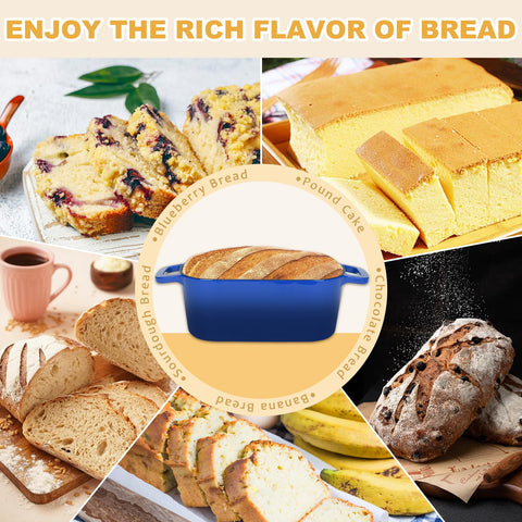 Coworm blue enamel finish on Dutch oven highlighting even heat