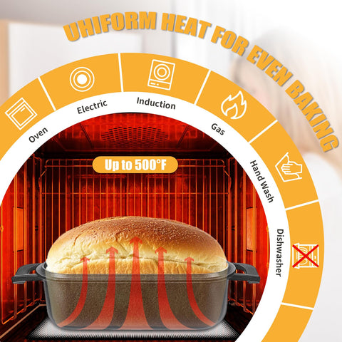 COWORM includes recipe book and heat-resistant gloves for safe, inspired baking sessions.