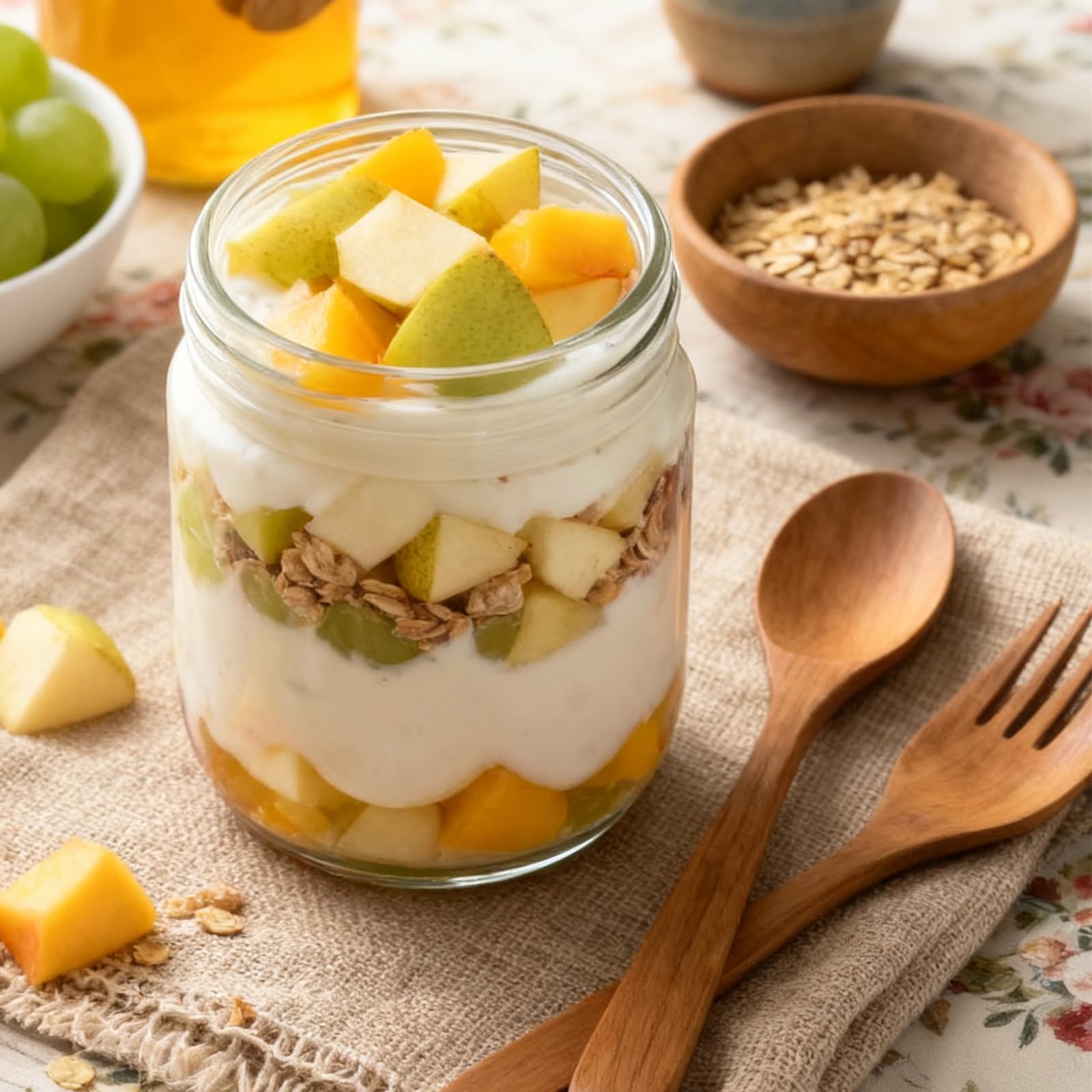 COYACOOL dishwasher-safe glass jars for quick cleanup