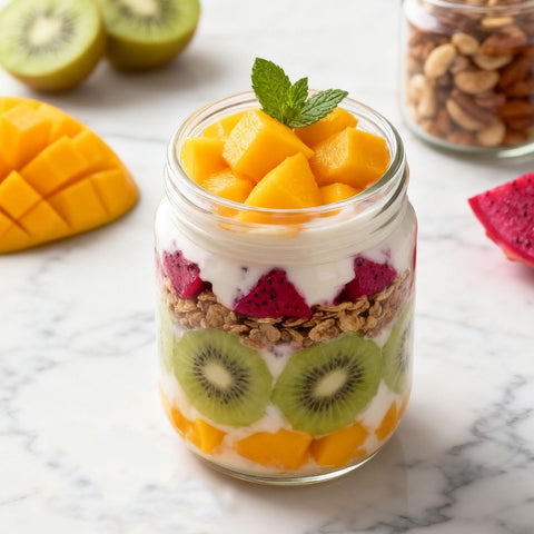COYACOOL versatile jars for oats, yogurt, pudding and salads