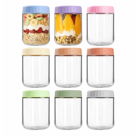 COYACOOL 16oz wide-mouth jar with lid for easy filling and meal-prep convenience
