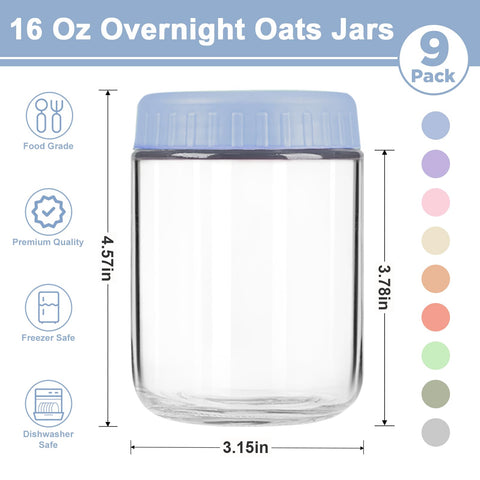 COYACOOL wide-mouth 16oz jar with airtight lid for fresh snacks