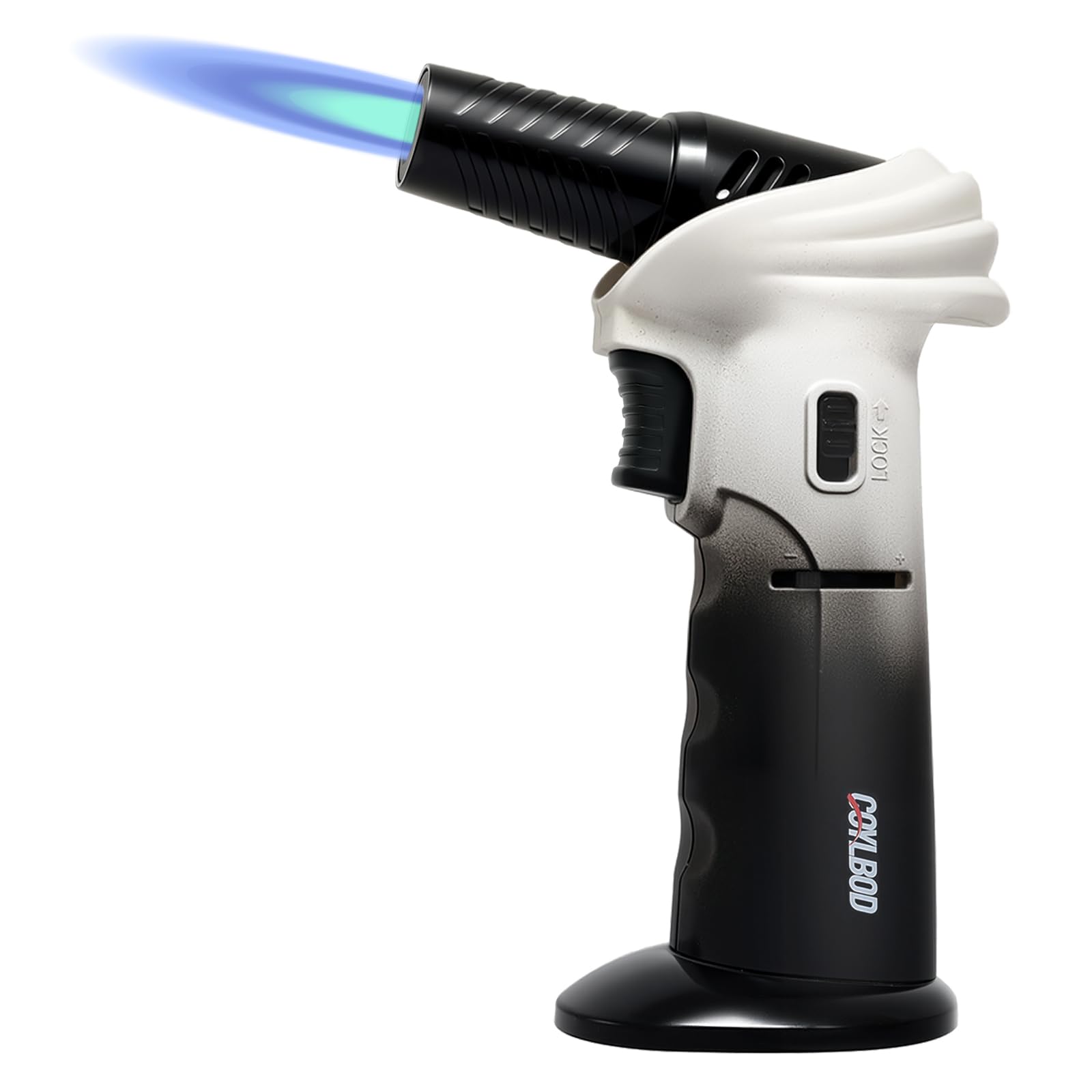 CoYlBod butane torch rotating head for precise caramelization in the kitchen