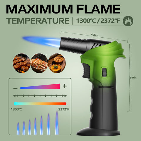 CoYlBod flame-adjustment control allows precise fuel tuning for perfect crust.