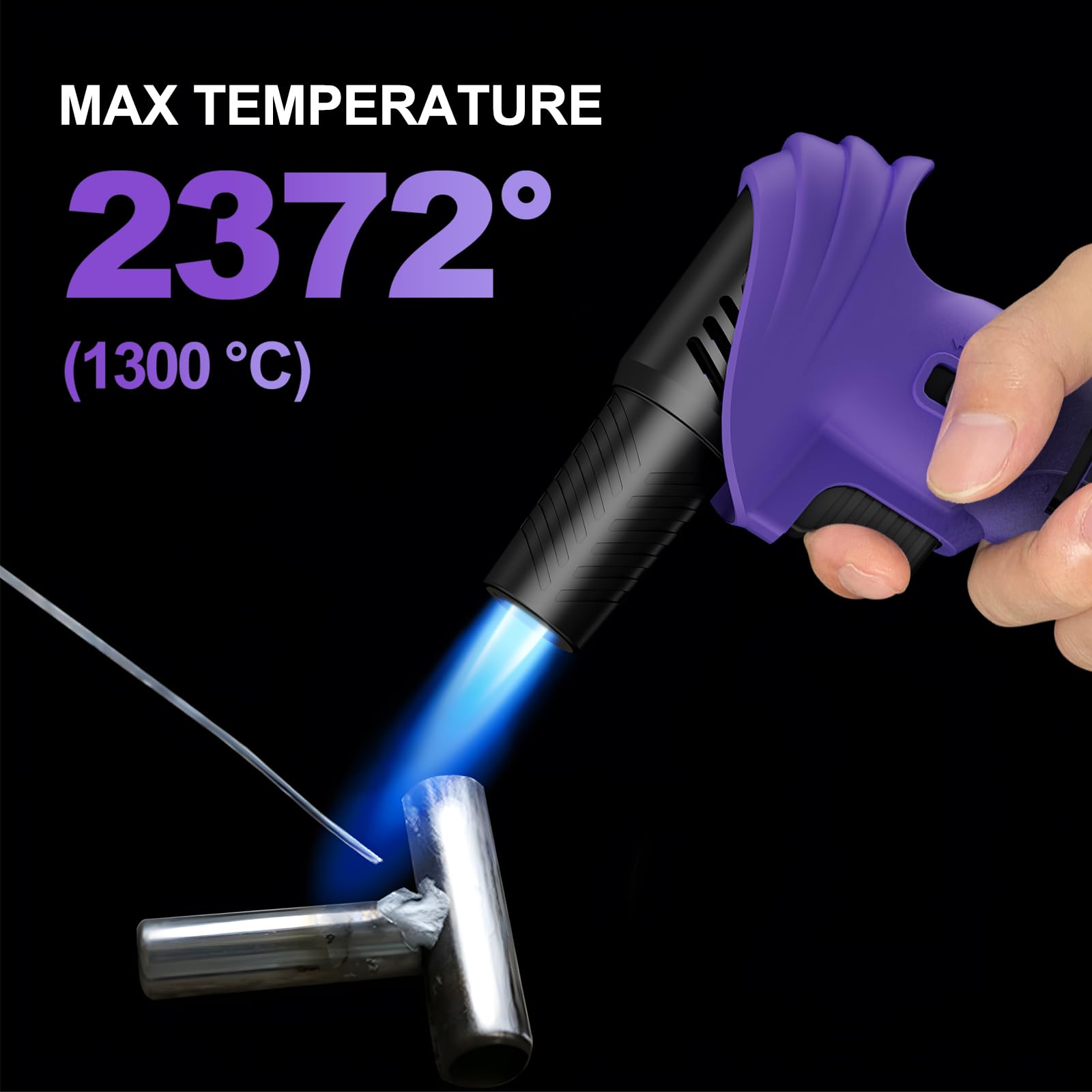 CoYlBod refillable butane torch compatible with common brands