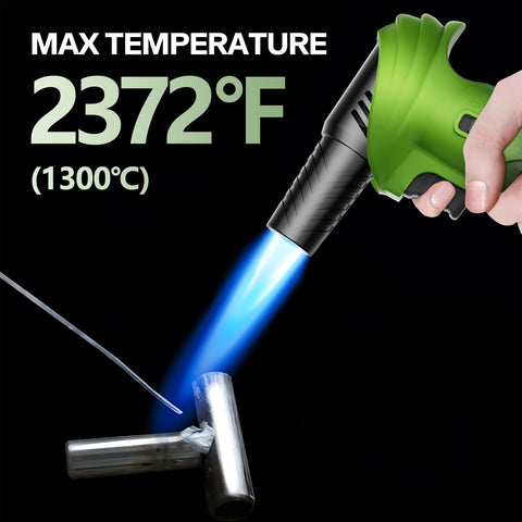 CoYlBod refillable torch demonstrates compatibility with standard butane for ongoing use.