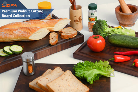 Cozifa premium end grain block resists knife marks while keeping blades sharp