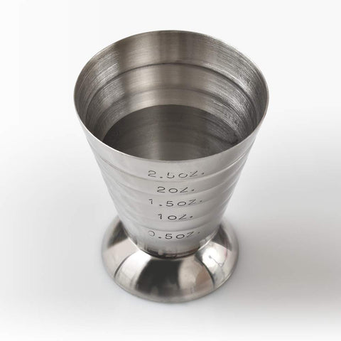 Cozihom measuring jigger pack shown with clear external markings for view.
