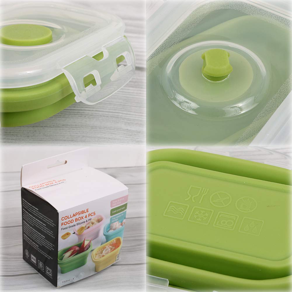 Cozihom stackable 5oz container saves cabinet space in daily use.