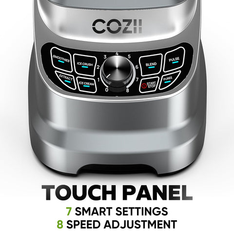 COZII blender smoothie program for quick healthy blends