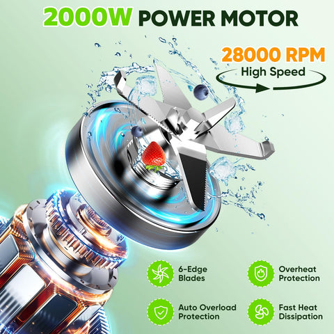 COZII high-speed performance supports thick frozen desserts and smoothies.