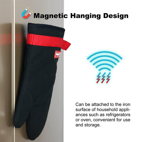 Coziselect oven mitts heat resistant to 500F for safe handling of hot pans