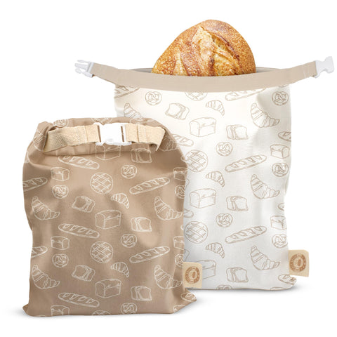Cozy Bread reusable bread bags showcasing practical freshness for home bakers