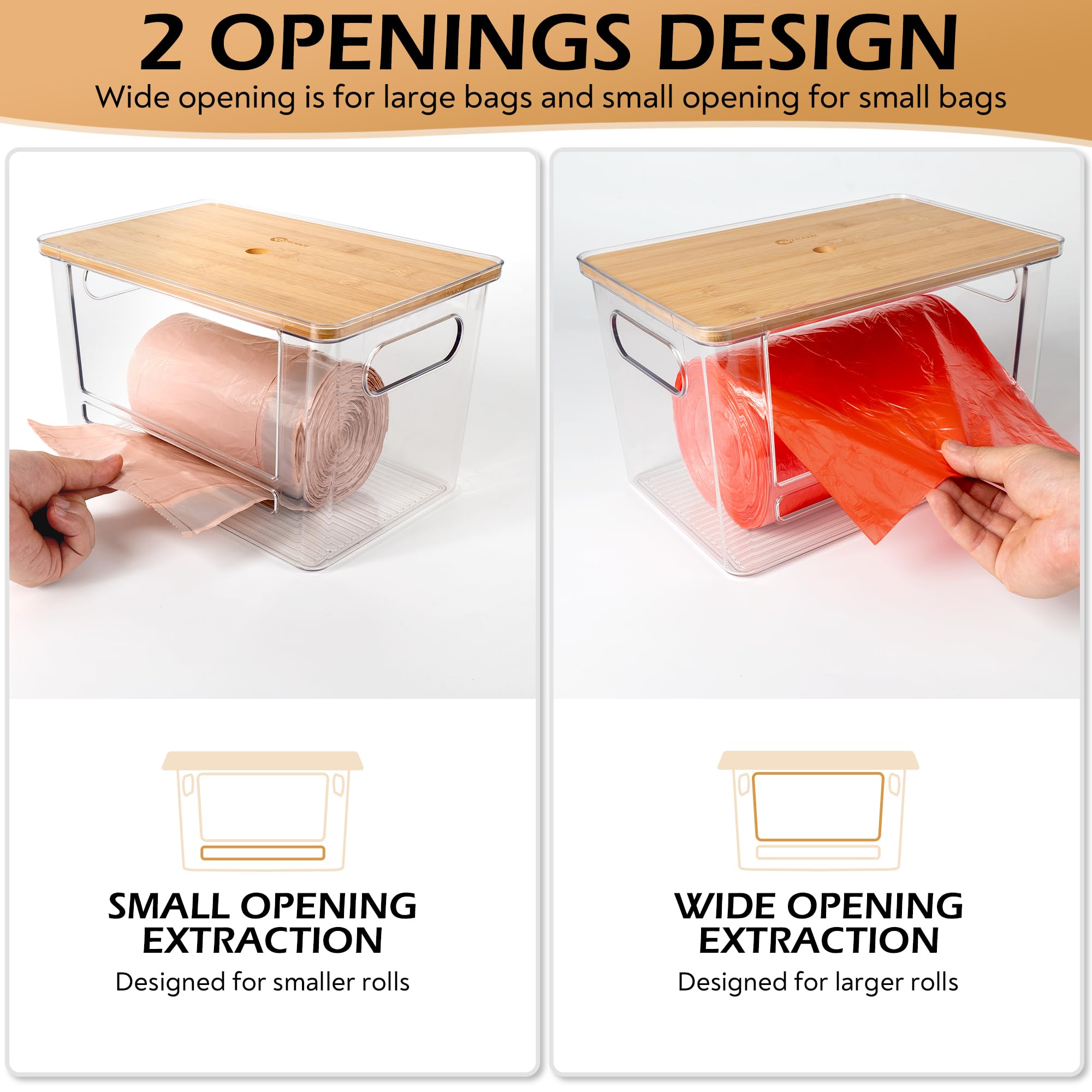 COZYCRAZE raised-edge, stackable design maximizes space