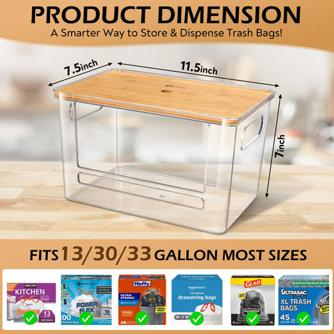 COZYCRAZE under-sink organizer with anti-slip base keeps bags stable