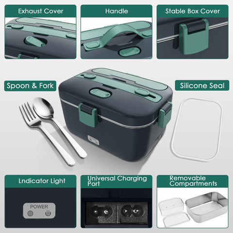 COZYEXPERT 12V/24V car use for travel-ready meals