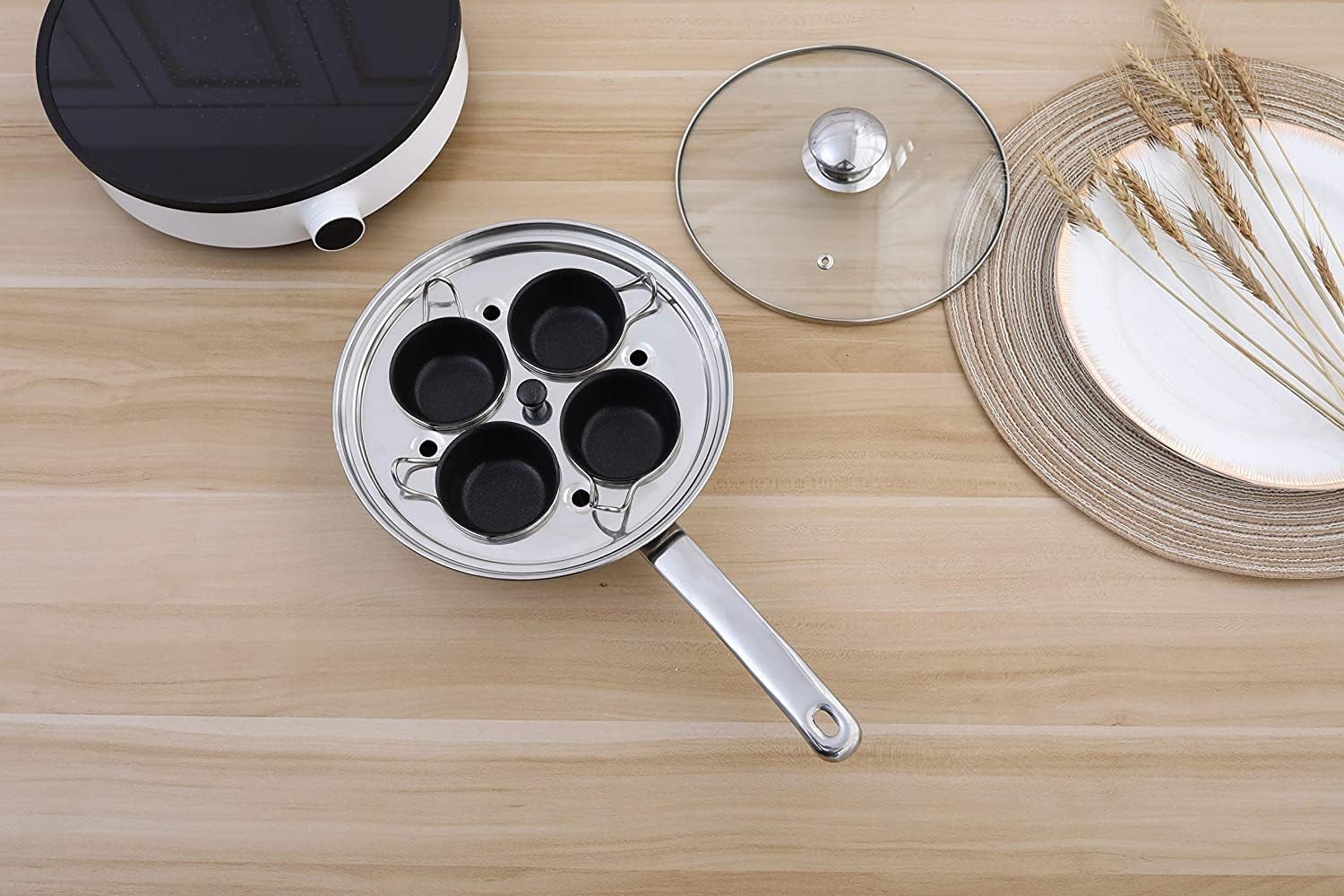 CozyKit removable poaching cups ready for dishwasher for effortless maintenance