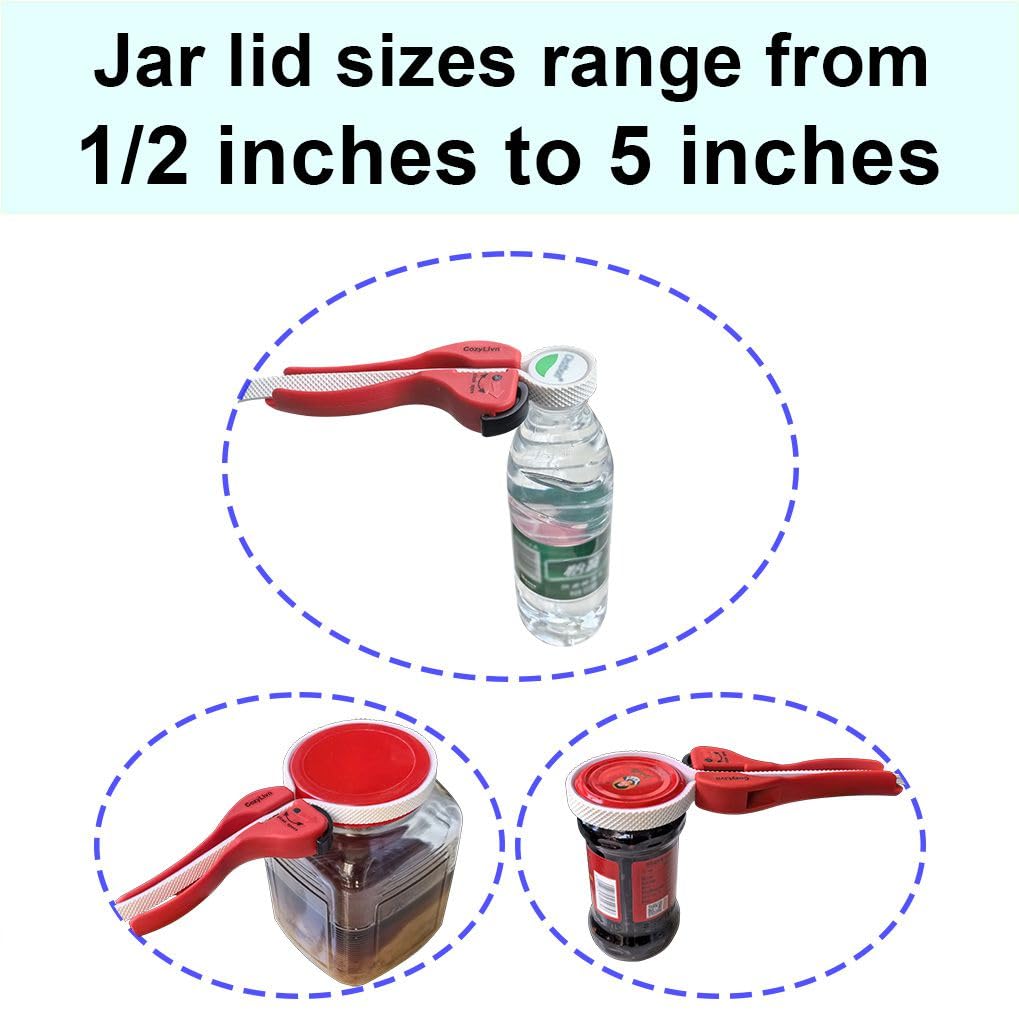 CozyLivn self-locking grip helps seniors twist lids effortlessly