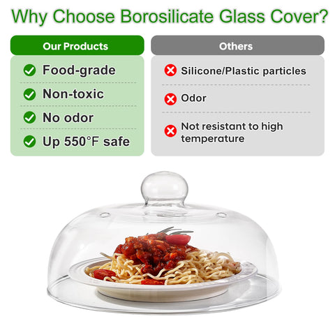 CozyState clear view microwave cover allowing monitoring of heating progress.